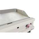 Frytop à gaz en acier rectifié 800x700x900h mm 80FRYGR70 EASY 700 - 80FRYGR70