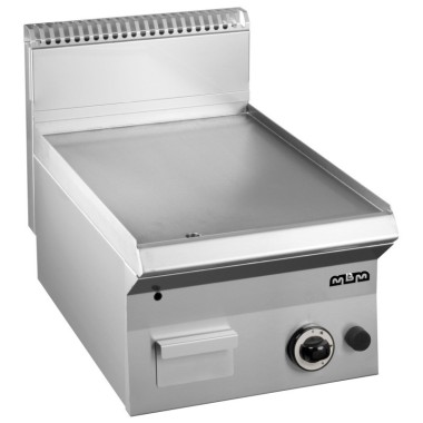 Frytop à gaz 40 cm Plaque Lisse Acier Rectifié GFT465L SMART 650 - GFT465L