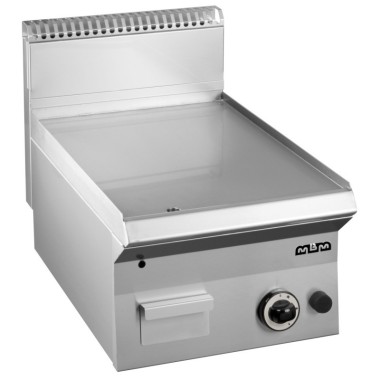 Frytop à gaz 40 cm Plaque Lisse Chrome Dur GFT465LC SMART 650 - GFT465LC