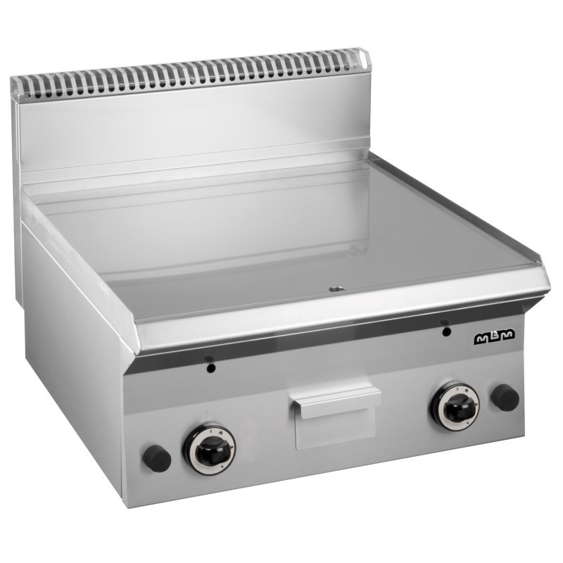 Frytop à gaz 60 cm Plaque Lisse Chrome Dur GFT665LC SMART 650 - GFT665LC