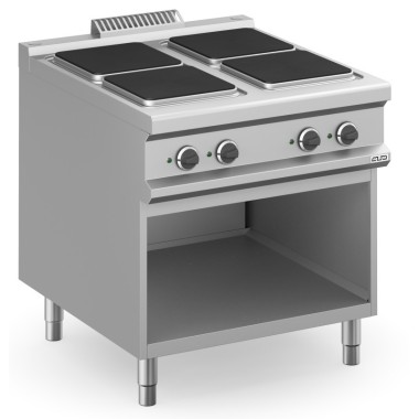Cuisinière Électrique 4 Zones Carrées avec Meuble MPQ98A MAGISTRA PLUS 900 - MPQ98A