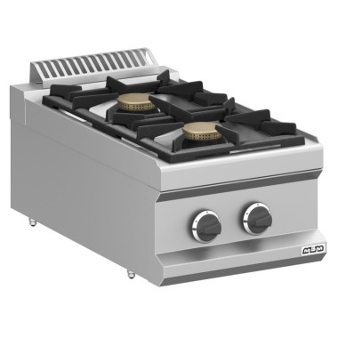 Cuisinière à gaz 2 feux 2x5,5 Kw Surtable MFB74TXS MAGISTRA PLUS 700 - MFB74TXS
