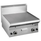 Frytop à gaz 60 cm Plaque Rainurée Acier Rectifié GFT665R SMART 650 - GFT665R
