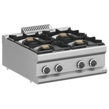 Cuisinière à gaz 4 feux 4x5,5 kW Sur comptoir MFB77TXS MAGISTRA PLUS 700 - MFB77TXS