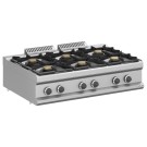 Cuisine à gaz 6 feux 6x7 kW Sur table MFB711TXL MAGISTRA PLUS 700 - MFB711TXL