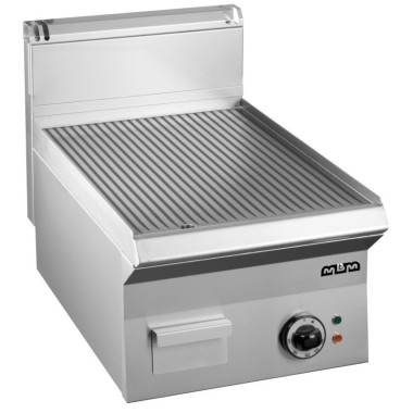 Frytop Électrique 40 cm Plaque Rainurée Acier Rectifié EFT465R SMART 650 - EFT465R