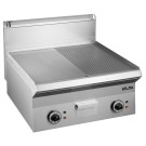 Frytop Électrique 60 cm Plaque Lisse-Rainurée Acier Rectifié EFT665LR SMART 650 - EFT665LR