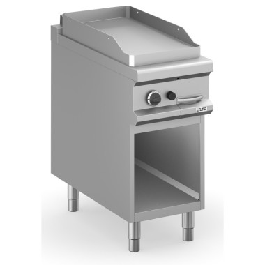 Frytop à gaz 40 cm Plaque Lisse Acier Rectifié avec Meuble MFTG94AL MAGISTRA PLUS 900 - MFTG94AL