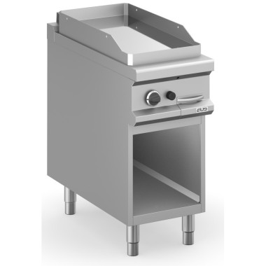 Frytop à gaz 40 cm Plaque Lisse Chrome Dur avec Meuble MFTG94ALC MAGISTRA PLUS 900 - MFTG94ALC