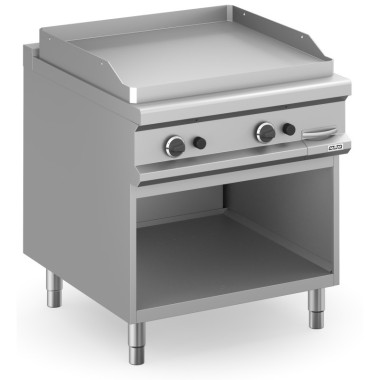 Frytop à gaz 80 cm Plaque Lisse Acier Rectifié avec Meuble MFTG98AL MAGISTRA PLUS 900 - MFTG98AL