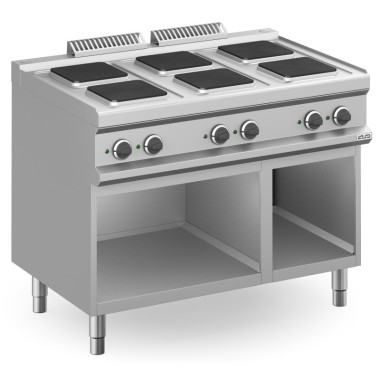 Cuisinière Électrique 6 Zones Carrées avec Meuble MPQ711A MAGISTRA PLUS 700 - MPQ711A