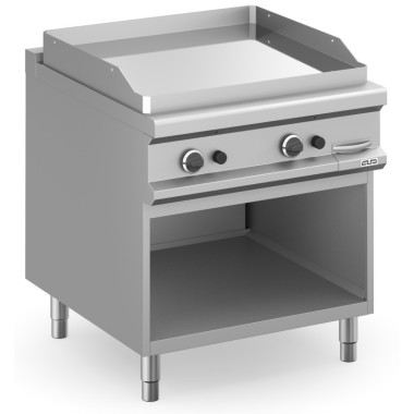 Frytop à gaz 80 cm Plaque Lisse Chrome Dur avec Meuble MFTG98ALC MAGISTRA PLUS 900 - MFTG98ALC
