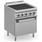Cuisinière Électrique 4 Zones Carrées Encastrées avec Four Électrique Statique MPQR77FE MAGISTRA PLUS 700 - MPQR77FE