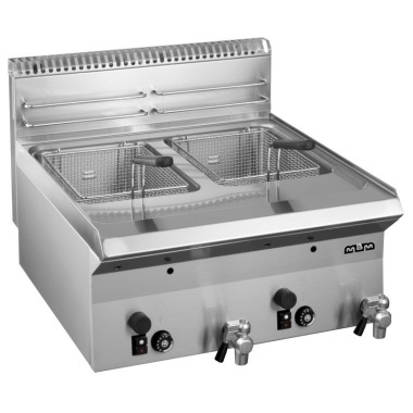 Friteuse à gaz 8+8 litres 14,8 kW de comptoir GF665 SMART 650 - GF665
