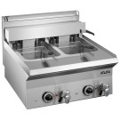 Friteuse Électrique 10+10 Litres 9+9 Kw Triphasée Sur Table EFB665 SMART 650 - EFB665