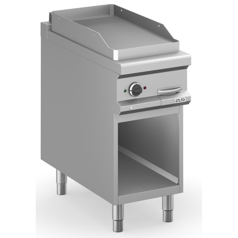 Frytop Électrique 40 cm Plaque Rainurée Acier Rectifié avec Mobilier MFTE94AR MAGISTRA PLUS 900 - MFTE94AR