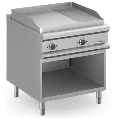 Frytop Électrique 80 cm Plaque Lisse Acier Rectifié avec Meuble MFTE98AL MAGISTRA PLUS 900 - MFTE98AL