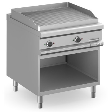 Frytop Électrique 80 cm Plaque Rainurée Acier Rectifié avec Meuble MFTE98AR MAGISTRA PLUS 900 - MFTE98AR