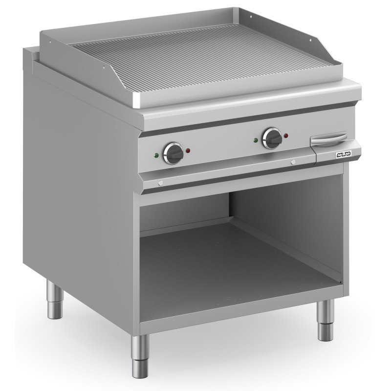 Frytop Électrique 80 cm Plaque Rainurée Acier Rectifié avec Meuble MFTE98AR MAGISTRA PLUS 900 - MFTE98AR