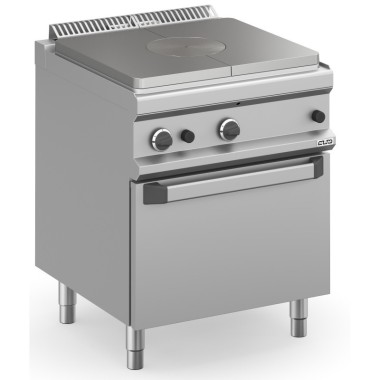 Cuisine à Plaque Rayonnante à Gaz 70 cm avec Four à Gaz MTPG77FG MAGISTRA PLUS 700 - MTPG77FG