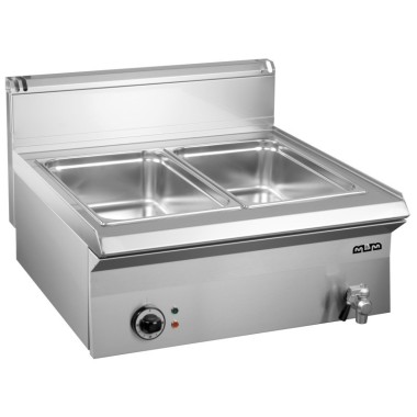 Bain-marie électrique 2-GN1/1 (sans bacs) EBM765 SMART 650 - EBM765