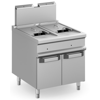 Friteuse à gaz 2 cuves 18+18 Litres 36 kW MFRG98A MAGISTRA PLUS 900 - MFRG98A