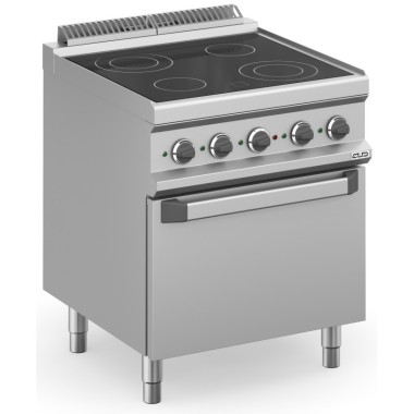Cuisinière Vitrocéramique Électrique 4 Zones avec Four Électrique MVC77FE MAGISTRA PLUS 700 - MVC77FE