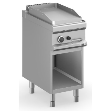 Frytop à gaz 40 cm Plaque Lisse Acier Rectifié avec Meuble MFTG74AL MAGISTRA PLUS 700 - MFTG74AL
