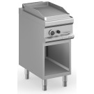 Frytop à gaz 40 cm Plaque Rainurée Acier Rectifié avec Meuble MFTG74AR MAGISTRA PLUS 700 - MFTG74AR
