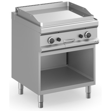 Frytop à gaz 70 cm Plaque Lisse Chrome Dur avec Meuble MFTG77ALC MAGISTRA PLUS 700 - MFTG77ALC