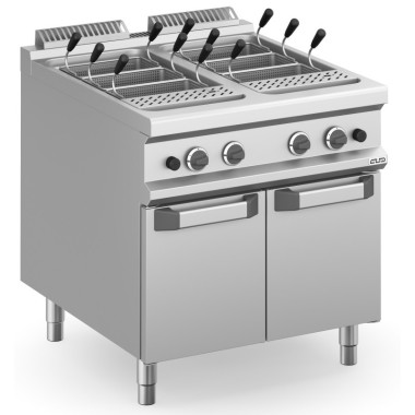 Cuit-pâtes à gaz 2 cuves 40 litres (sans paniers) 26,6 kW MCPG98A MAGISTRA PLUS 900 - MCPG98A