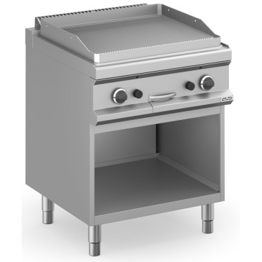 Frytop à gaz 70 cm Plaque Rainurée Acier Rectifié avec Mobilier MFTG77AR MAGISTRA PLUS 700 - MFTG77AR