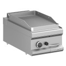 Frytop à gaz 40 cm Plaque Rainurée en Acier Rectifié Sur Table MFTG74TR MAGISTRA PLUS 700 - MFTG74TR