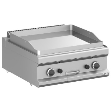 Frytop à gaz 70 cm Plaque Lisse Chrome Dur Sur Table MFTG77TLC MAGISTRA PLUS 700 - MFTG77TLC