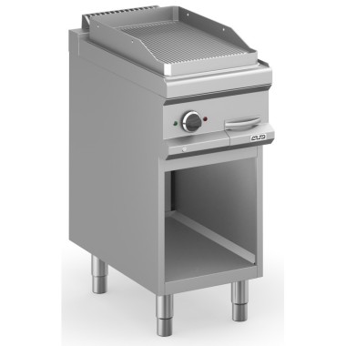 Frytop Électrique 40 cm Plaque Rainurée Acier Rectifié avec Meuble MFTE74AR MAGISTRA PLUS 700 - MFTE74AR