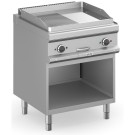 Frytop Électrique 70 cm Plaque Lisse - Rainurée Chrome Dur avec Meuble MFTE77ALRC MAGISTRA PLUS 700 - MFTE77ALRC