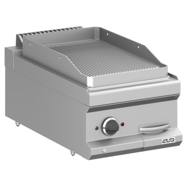 Frytop Électrique 40 cm Plaque Rainurée Acier Rectifié Sur Table MFTE74TR MAGISTRA PLUS 700 - MFTE74TR