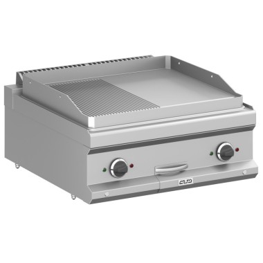 Frytop Électrique 70 cm Plaque Rainurée Acier Rectifié Sur Table MFTE77TR MAGISTRA PLUS 700 - MFTE77TR