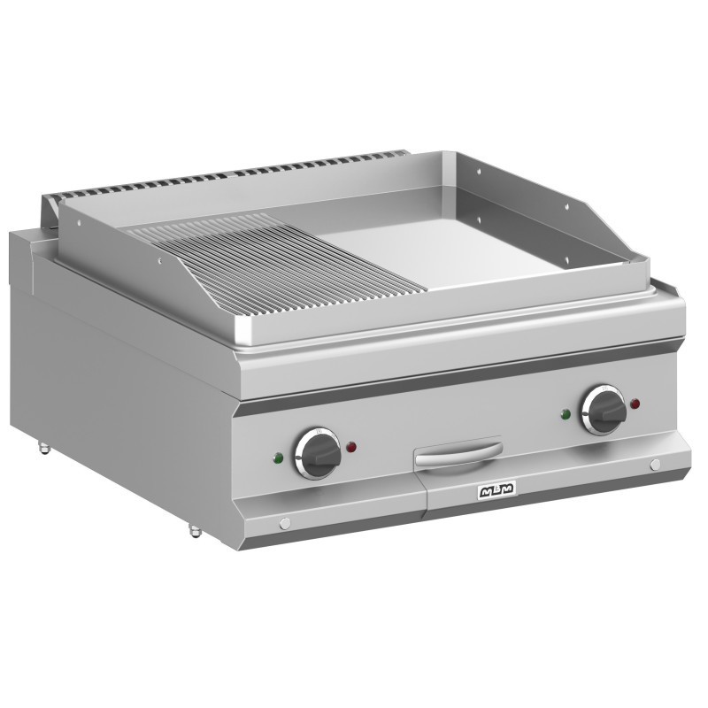 Gril Électrique 70 cm Plaque Lisse - Rainurée Chrome Dur Sur Table MFTE77TLRC MAGISTRA PLUS 701 - MFTE77TLRC