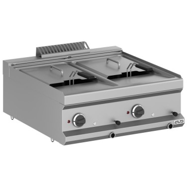Friteuse Électrique de Comptoir 2 cuves 12+12 Litres 18 kW MFRE77T MAGISTRA PLUS 700 - MFRE77T