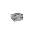 Kit de tiroirs de 2 tiroirs GN1/1 pour meubles ouverts de 70 cm A777196 MAGISTRA PLUS 700 - A777196