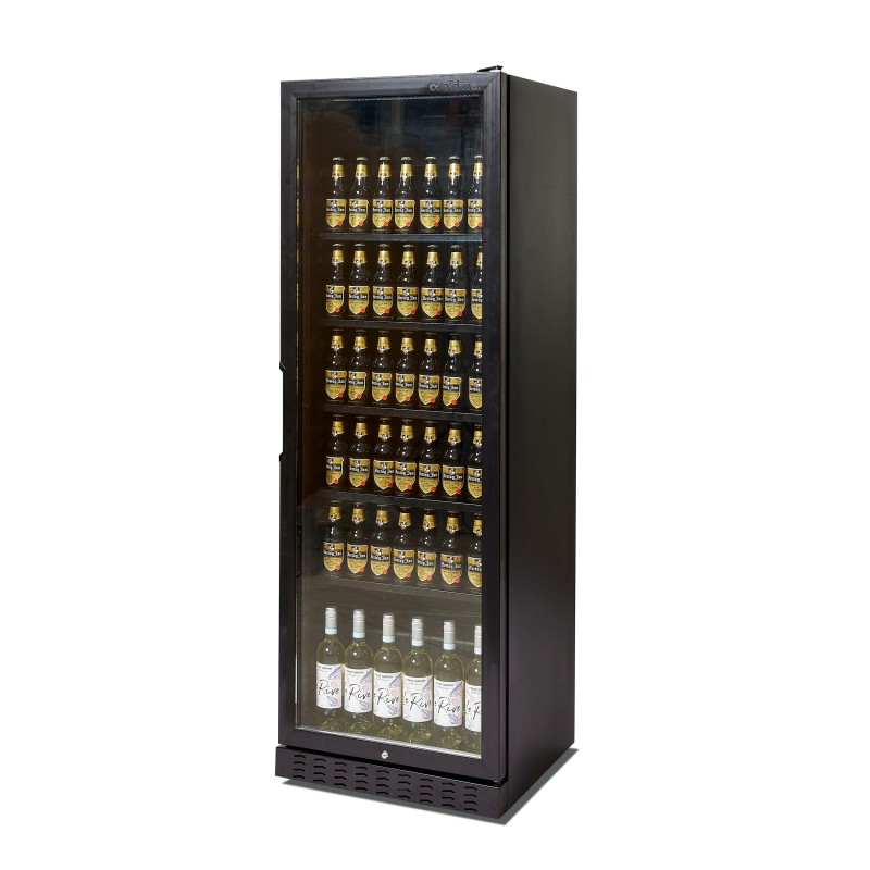 Armoire réfrigérée positive LED  - Noir - Veba