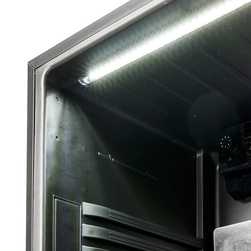 Armoire réfrigérée positive LED  - Noir - Veba