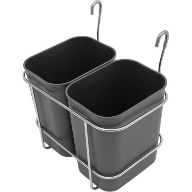 Conteneur déchets - 2x8L - Pour chariot - 430x300x450mm - AB 2 - ShopDesChefs