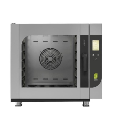 Four à gaz mixte - 6 GN1/1-60x40 - Full Touch - Contrôle d'humidité - Lavage automatique - CHEFMATE - Arilex