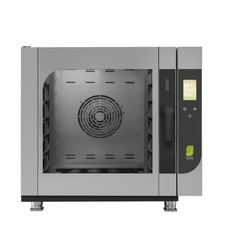 Four à gaz mixte - 6 GN1/1-60x40 - Full Touch - Contrôle d'humidité - Lavage automatique - CHEFMATE - Arilex