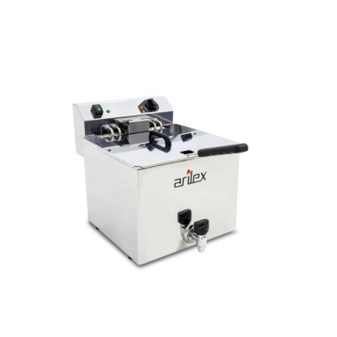 Friteuse électrique - 12L - Avec robinet - Arilex
