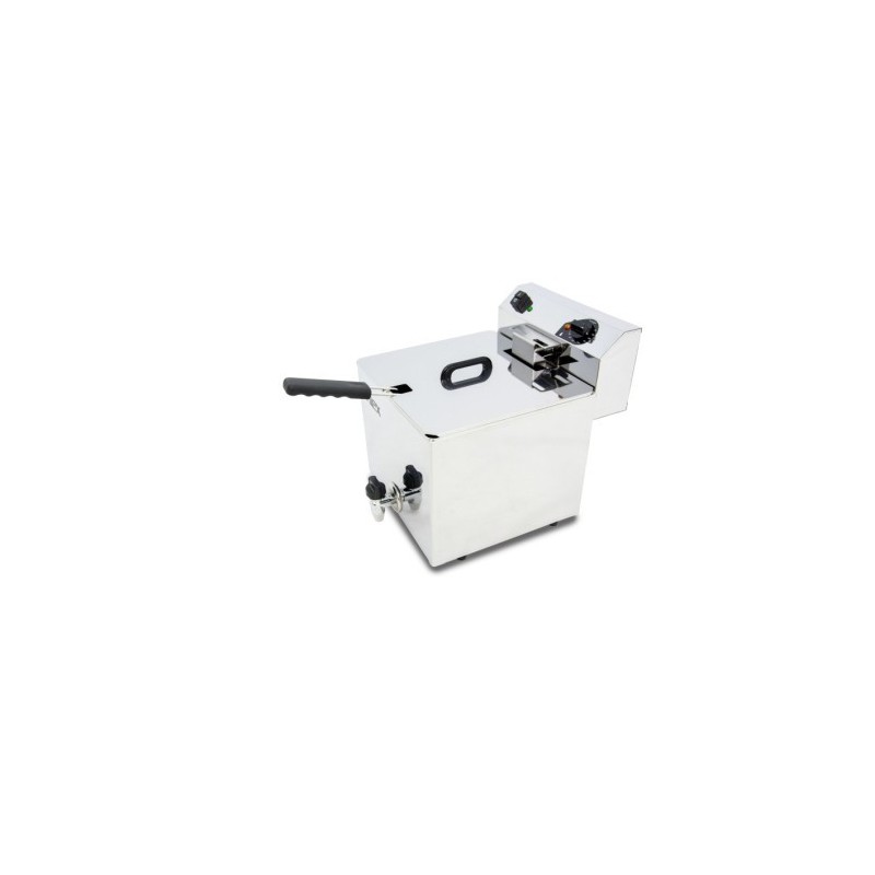 Friteuse électrique - 12L - 4,5 kW - Avec robinet - Monophasée - Arilex