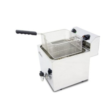Friteuse électrique - 12L - 4,5 kW - Avec robinet - Monophasée - Arilex