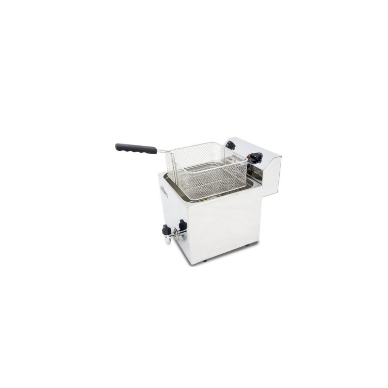 Friteuse électrique - 12L - 4,5 kW - Avec robinet - Monophasée - Arilex